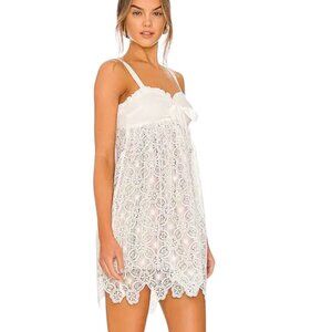 NEW TULAROSA REVOLVE PAULA MINI DRESS ROMANTIC SOFT GIRL FAIRYCORE COQUETTE XS